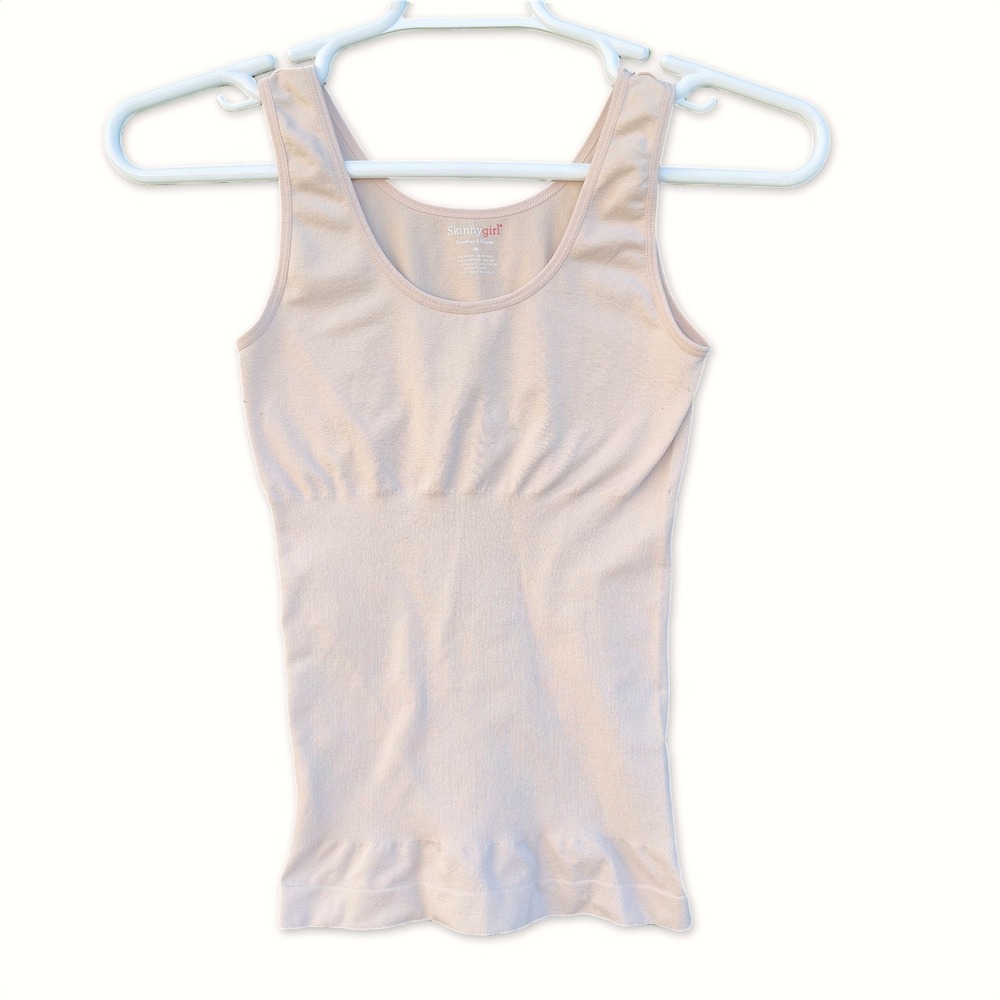 Skinnygirl Shaper Tank‎ Women Medium Nude Smoothing Seamless Camisole Shapewear